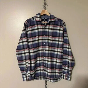 Psycho Bunny Plaid Flannel Shirt Medium